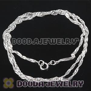 46cm 925 Sterling Silver Necklaces Chain Wholesale 