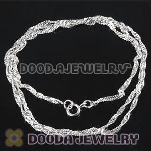 46cm 925 Sterling Silver Necklaces Chain Wholesale