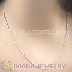 46cm 925 Sterling Silver Necklaces Chain Wholesale 