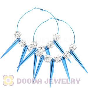 70mm Basketball Wives Spike Hoop Earrings Wholesale