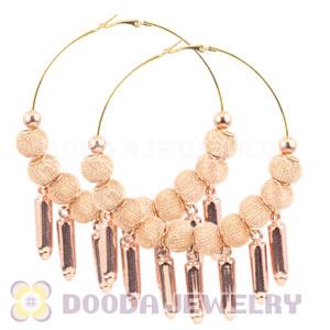 80mm Basketball Wives Spike Hoop Earrings Wholesale