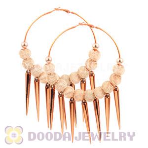 80mm Basketball Wives Spike Hoop Earrings Wholesale