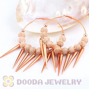 80mm Basketball Wives Spike Hoop Earrings Wholesale