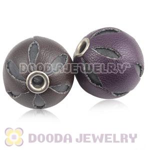 18mm Basketball Wives Leather Beads For Earrings Wholesale 