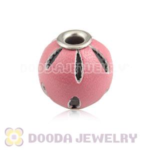 12mm Pink Basketball Wives Leather Beads For Earrings Wholesale 