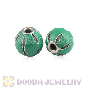 12mm Blue Basketball Wives Leather Beads For Earrings Wholesale 