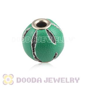 12mm Blue Basketball Wives Leather Beads For Earrings Wholesale 