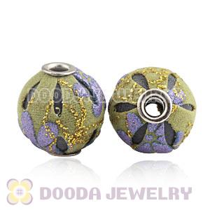 14mm Basketball Wives Leather Beads For Earrings Wholesale 