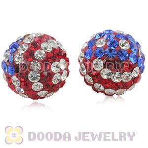 10mm Czech Crystal The Old Glory Beads Earrings Component Findings