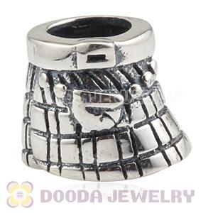 Antique 925 Sterling Silver European Scotland Skirt Charms Beads Wholesale