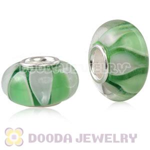 925 sterling silver single core Charm Jewelry glass beads