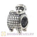 Antique 925 Sterling Silver European Lamb Charms Beads Wholesale
