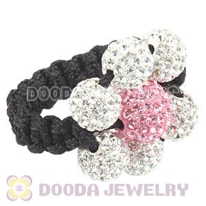 2012 Handmade Macrame Rings With Czech Crystal Wholesale