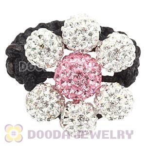 2012 Handmade Macrame Rings With Czech Crystal Wholesale