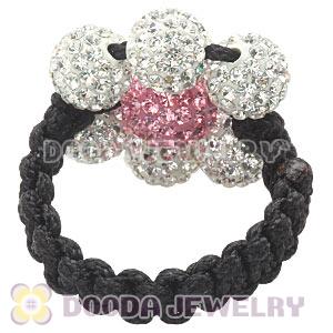 2012 Handmade Macrame Rings With Czech Crystal Wholesale
