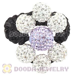 2012 Handmade Macrame Rings With Czech Crystal Wholesale