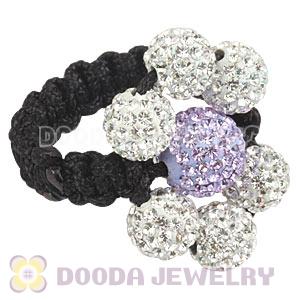 2012 Handmade Macrame Rings With Czech Crystal Wholesale
