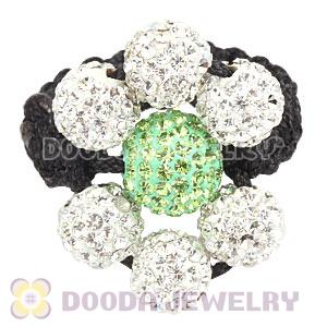 2012 Handmade Macrame Rings With Czech Crystal Wholesale