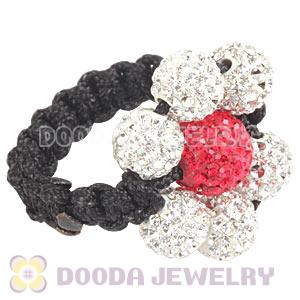 2012 Handmade Macrame Rings With Czech Crystal Wholesale
