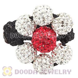 2012 Handmade Macrame Rings With Czech Crystal Wholesale