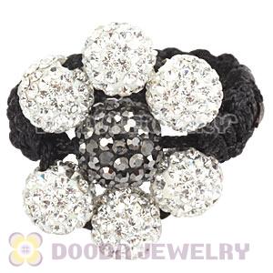 2012 Handmade Macrame Rings With Czech Crystal Wholesale