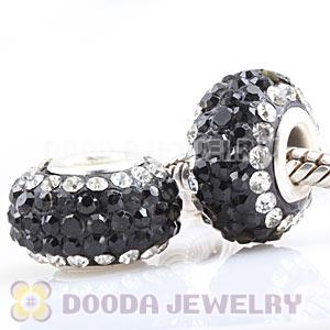 Wholesale European Pave Crystal Bead With Alloy Core