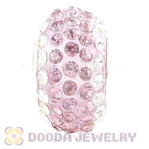 Wholesale European Pave Crystal Bead With Alloy Core