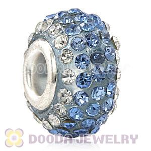 Wholesale European Pave Crystal Bead With Alloy Core