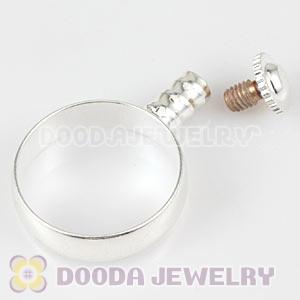 Wholesale Silver Plated DIY Stackable Finger Ring European Beads Compatible