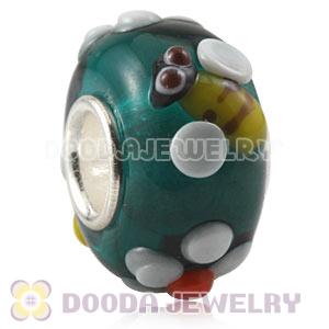 Handmade European Glass Bumble Bee Beads In 925 Silver Core Wholesale