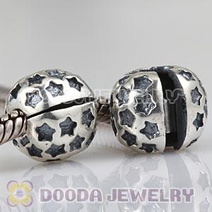 925 Sterling Silver European Stardom Clip Beads Wholesale