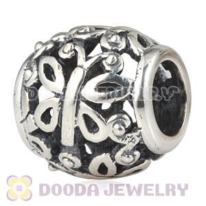 Sterling Silver European Butterfly Garden Charm Beads Wholesale