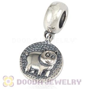 Sterling Silver Chinese Zodiac Pig Dangle Charm Bead Wholesale