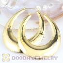 76X90mm Gold Basketball Wives Bamboo Drop Earrings Wholesale