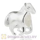 925 Sterling Silver European Horse Charm Beads Wholesale