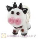 Handmade European Glass CLAUDIA The Cow Beads In 925 Silver Core Wholesale