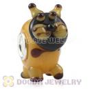 Handmade European Glass TONY Tiger Beads In 925 Silver Core Wholesale