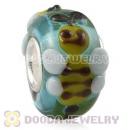 Handmade European Glass Queen Bee Beads In 925 Silver Core Wholesale