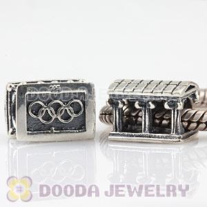Sterling Silver Victory Temple Bead Fit 2012 Olympics European Bracelet