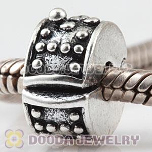 Wholesale Charm Jewelry European Style Silver Plated Clip Beads
