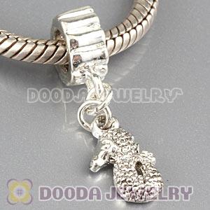 Silver Plated European Sea horse Dangle Charm Bead Wholesale