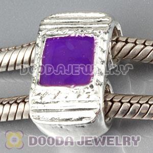 Wholesale Silver Plated Charm Jewelry European Double Hole Beads