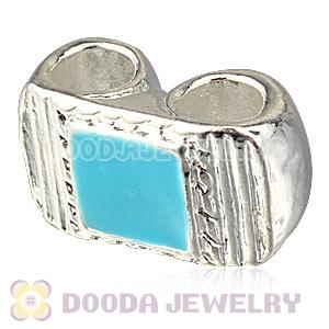 Wholesale Silver Plated Charm Jewelry European Double Hole Beads