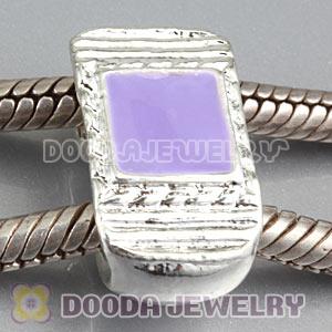 Wholesale Silver Plated Charm Jewelry European Double Hole Beads