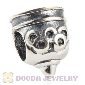Sterling Silver Olympic Torch Bead Fit 2012 Olympics European Bracelet