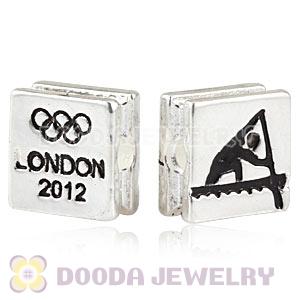 London 2012 Olympics Canoe Sprint Square Alloy Beads Wholesale