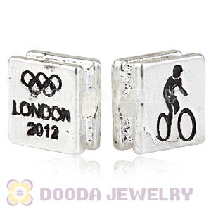 London 2012 Olympics Cycling Mountain Bike Square Alloy Beads Wholesale