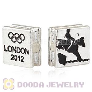 London 2012 Olympics Equestrian Eventing Square Alloy Beads Wholesale