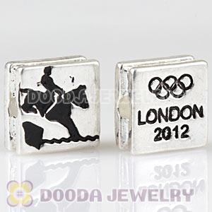 London 2012 Olympics Equestrian Eventing Square Alloy Beads Wholesale