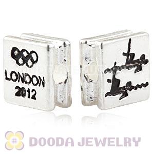 London 2012 Olympics Synchronised Swimming Alloy Square Beads Wholesale